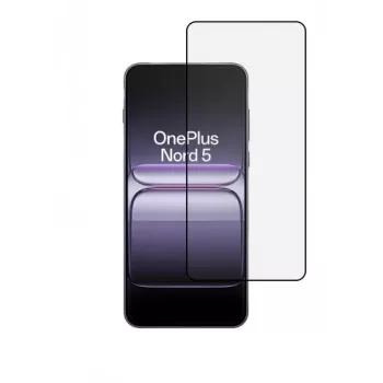 SCREENOR Grūdinto stiklo apsauginis stikliukas, skirtas OnePlus Nord CE 5G, pilnas dengimas, 9H kietumas, 0,33 mm, atsparus įbrėžimams, oleofobinė danga, 1 vnt.