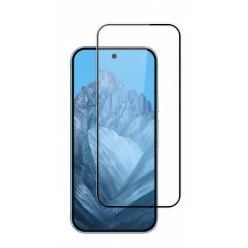 SCREENOR Grūdinto stiklo apsauginis stikliukas, skirtas Google Pixel 9 / 9 Pro, viso ekrano danga