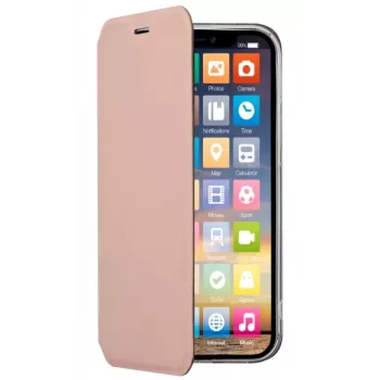 SCREENOR Clever Wallet Case, skirta Apple iPhone 12 / 12 Pro – rožinė
