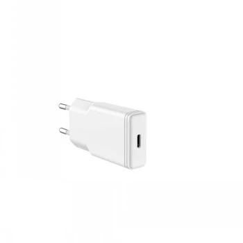 GRATEQ TAHKO 20W USB-C PD Sieninis Įkroviklis su 1,5 m USB-C – Lightning Kabeliu, Baltas