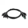 StarTech.com SK2DPMMKVM06-TAA dvigubas DisplayPort KVM kabelis, USB 2.0, 3,5 mm audio, 1,8 m