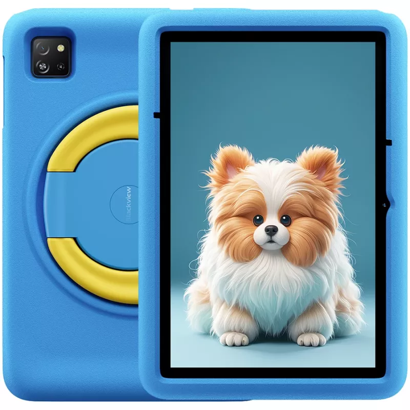 Blackview Tab A6 Kids Planšetė, 10.1 inch HD+ IPS, 4GB RAM, 128GB Atminties, Android 14, Okeano Mėlyna