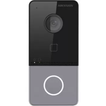 Hikvision DS-KV6113-PE1(C) durų stotelė – 2MP HD, PoE, IP65, IK08, juoda