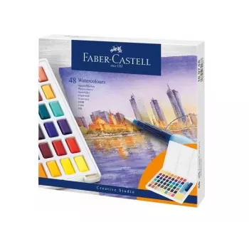 Faber-Castell Polychromos Artists' Colour Pencils - 48 Pieces - Assorted Colours