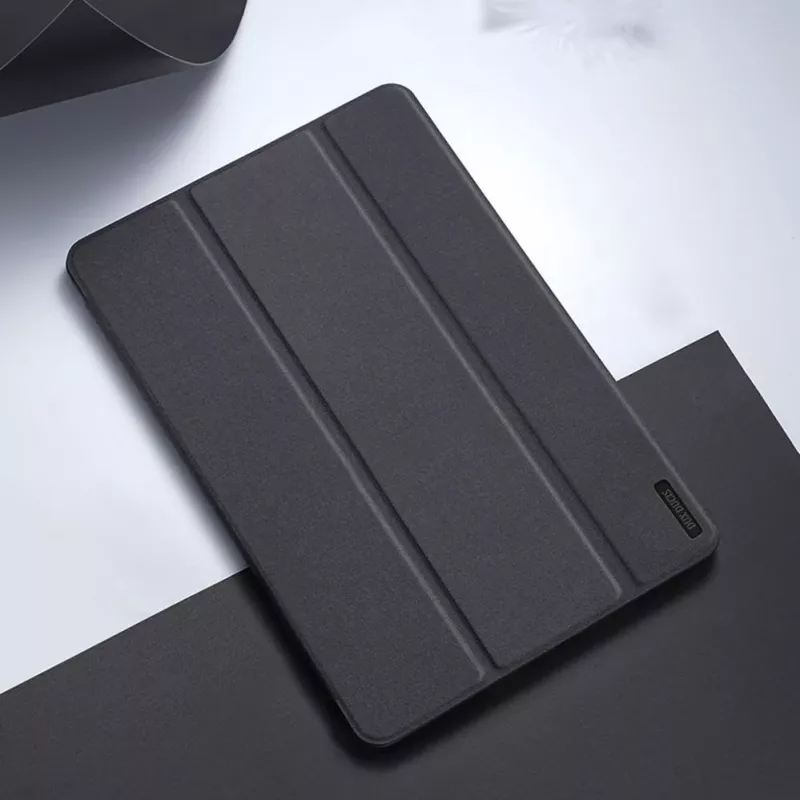 Dux Ducis Domo Case su atverčiamu dangteliu ir Smart Sleep funkcija, skirtas „Xiaomi Redmi Pad Pro (4G/5G)/Poco Pad 12.1“ – juodos spalvos