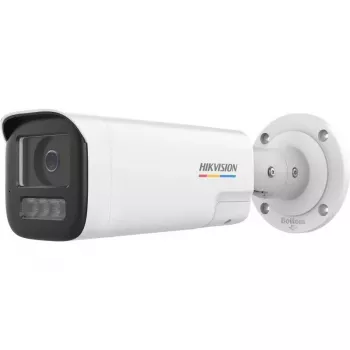 Hikvision DS-2CD1B47G3H-LIUF/SRB(2.8mm) 4MP ColorVu IP kamera su balta šviesa, įmontuotu mikrofonu, MicroSD, PoE
