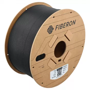 Polymaker Fiberon PA12-CF10 3D spausdintuvo filamentas, 1.75 mm, 3 kg, juodas (FG04002)