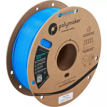POLMASK PETG 1.75mm Electric Blue 1kg 3D spausdintuvo filamentas