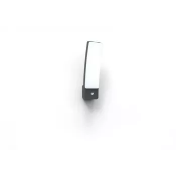 KIRA 5288903118 18W LED sieninis šviestuvas su PIR judesio davikliu, juodas, IP54