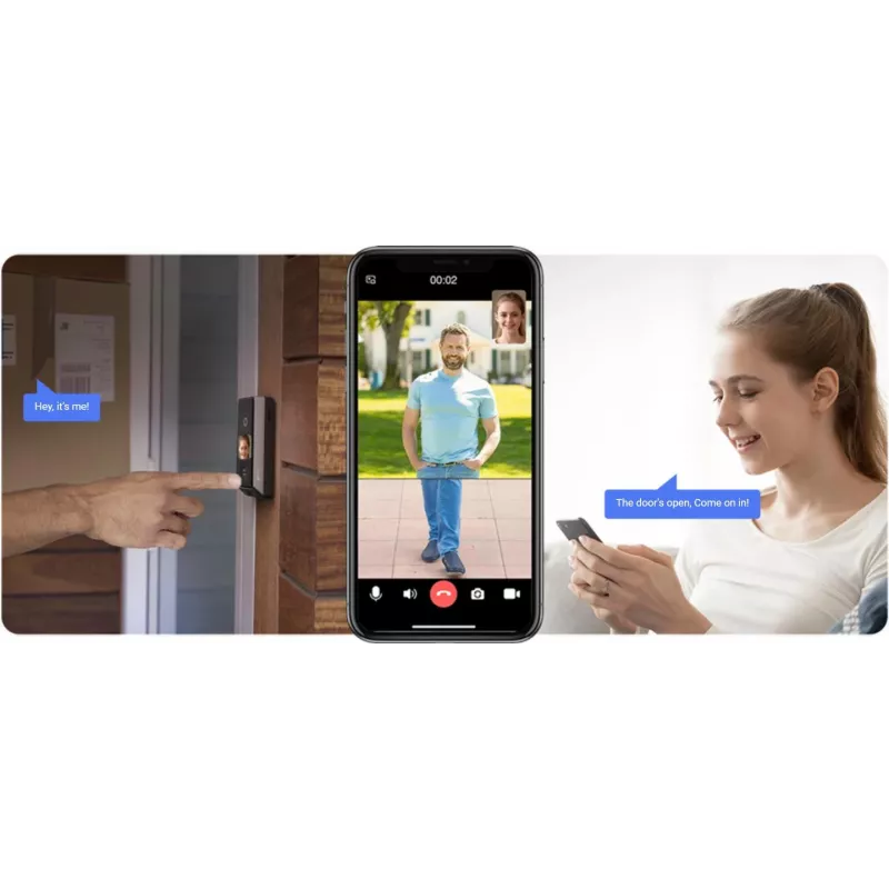 Ezviz EP8 Ultra 6MP+2MP Wi-Fi vaizdo skambutis