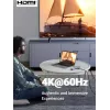 UGREEN 60515 7 viename USB-C šakotuvas, 4K 60Hz HDMI, Ethernet, 100 W PD, pilkas