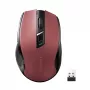 UGREEN MU006 Belaidė optinė pelė 2.4GHz / Bluetooth 5.0 4000 DPI - Raudona