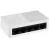 Hikvision DS-3E0105D-O Unmanaged Fast Ethernet Switch, 5 Ports, 10/100 Mbps, Black & White