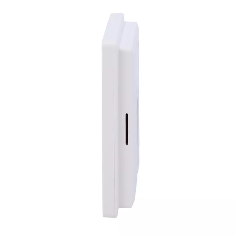 Hikvision DS-KH6110-WE1 4.3 colių vidaus stotelė, 480x272, PoE, WiFi, 4 pritaikomi mygtukai, liečiamas ekranas, balta