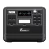 FOSSIBOT F2400 2400 W įkrovimo stotis, juoda
