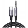 UGREEN AUX Stereo Audio Cable 3.5mm Mini Jack to USB Type-C 1m Black (CM450 20192)