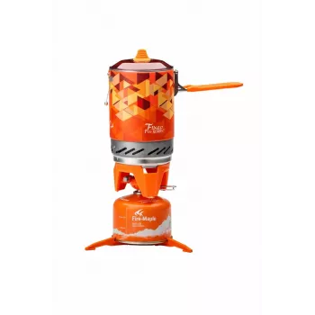Fire-Maple FMS-X2 Camping Stove with Orange Pot