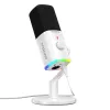 MAONO PD100X Dinaminis mikrofonas (baltas) – USB-C ir XLR