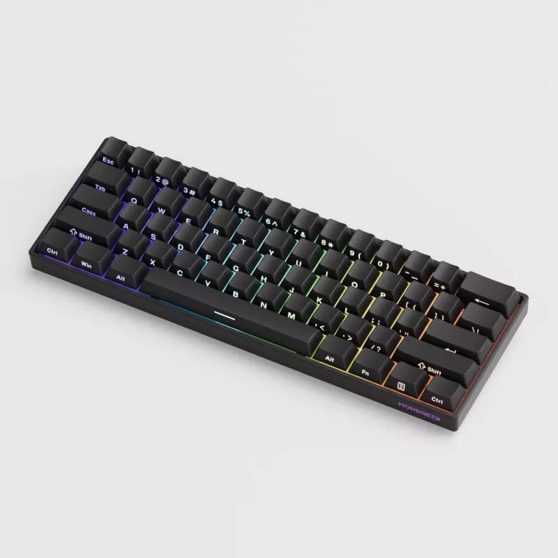 Akko FUN60 PRO mechaninė klaviatūra USB-C juoda 61 klavišas