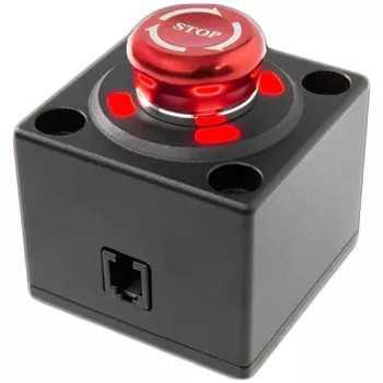 Simagic Alpha Kill Switch avarinio sustabdymo mygtukas, skirtas Alpha serijos bazėms