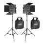 NEEWER 660 Bi-Color LED Video Light Kit (2 lempos, 40W, 3200-5600K)