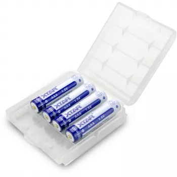 XTAR AAA 1.5V 750mAh Įkraunama Ličio jonų baterija (4 vnt.) su apsauga