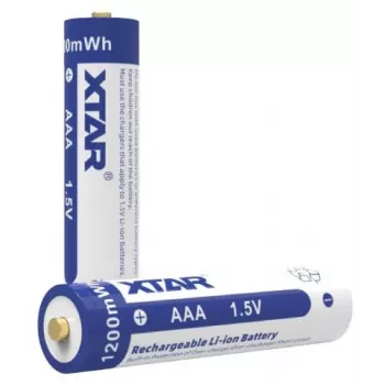 XTAR AAA 1.5V 750mAh Įkraunama Ličio jonų baterija (4 vnt.) su apsauga