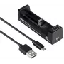 XTAR ANT MC1+ Micro USB Li-ion akumuliatorių įkroviklis 18650 ir kitiems