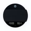 WILFA UNIFORM COFFEE SCALE - Skaitmeninės kavos svarstyklės su laikmačiu, Bluetooth, 2000g talpa, 0.1g tikslumu, juodos