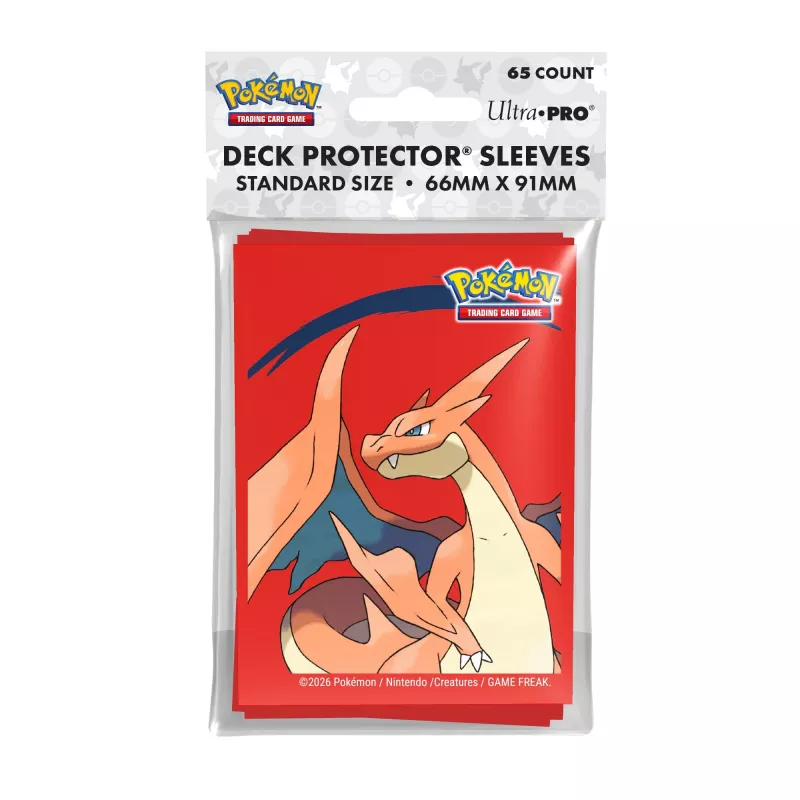Ultra PRO Pokemon Deck Protector Sleeve 66x91mm Charizard Y