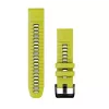 HAMA Garmin QuickFit 22mm Silicone Band Lime Green/Graphite 010-13280-03