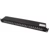 VALUE 19-inch Patch Panel Cat6A/Class EA 24 Ports Shielded Black
