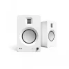 KANTO AUDIO TUKMW-FG Premium Powered Speaker su ausinių išvestimi, USB DAC, įmontuotu fonofoniniu stiprintuvu, Bluetooth, matinė balta (su F ir G tipo maitinimo laidais)