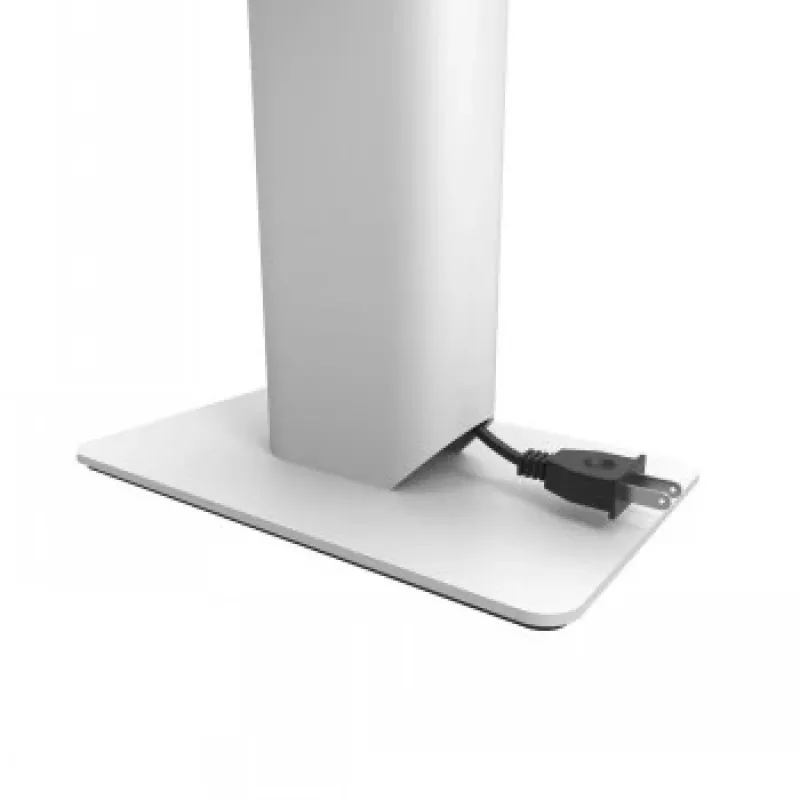 Kanto Audio 9 Universal Desktop Speaker Stand, White (Pair)