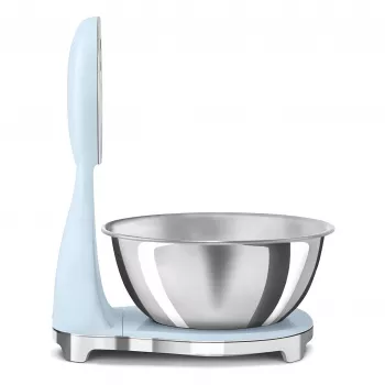 Smeg KSF01PBWW Analoginės ir Skaitmeninės Virtuvinės Svarstyklės Pastelinė Mėlyna