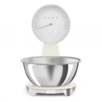 SMEG Analoginė ir Skaitmeninė Virtuvinės Svarstyklės Krem KSF01CRWW