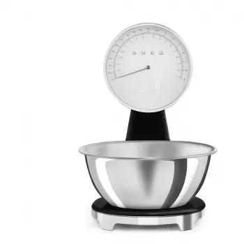 SMEG Analoginė ir Skaitmeninė Virtuvinės Svarstyklės Juodos KSF01BLWW