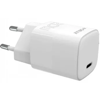 CELLY TC1USBC20WEVOWH USB-C sieninis įkroviklis 20 W baltas
