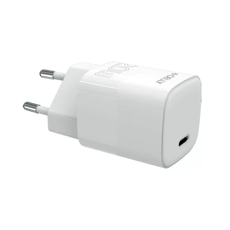 CELLY TC1USBC20WEVOWH USB-C sieninis įkroviklis 20 W baltas