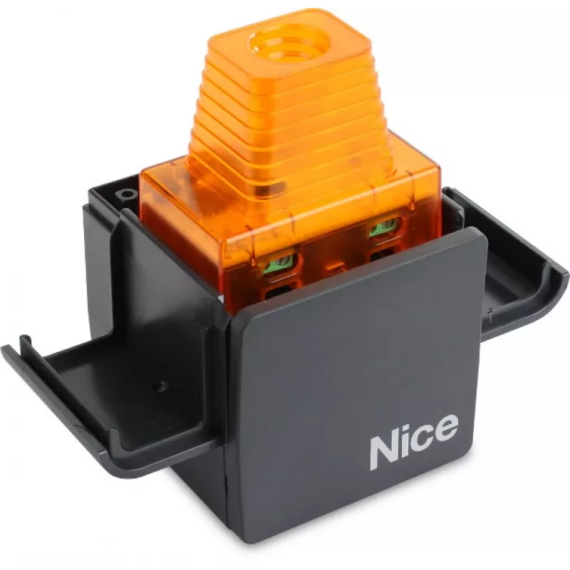 NICE ELAC LED mirksintis šviestuvas su įmontuota antena 90-230V oranžinis