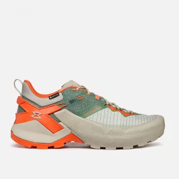 Garmont 9.81 Onyx GTX Approach Shoes - Agate Grey/Firecracker Orange (EU 42)