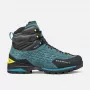 Garmont Ascent Evo GTX Mountaineering Boots - Jay Blue/Sheen Yellow, EU 45