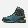Garmont Ascent Evo GTX Mountaineering Boots - Jay Blue/Sheen Yellow, EU 45