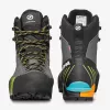 Scarpa Ribelle Lite HD Mountaineering Boots - Iron Gray/Lime - Size 47 EU