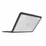 STM Dux Ultra dėklas, skirtas Apple MacBook Neo, juodas/permatomas
