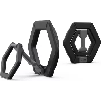 Urban Armor Gear UAG Magnetinis Žiedo Stovas Juodas/Sidabrinis