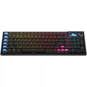 Corsair Vanguard Air 99 belaidė žaidimų klaviatūra, optinė-mechaninė, žemo profilio, 8K polingas, DE išdėstymas – juoda