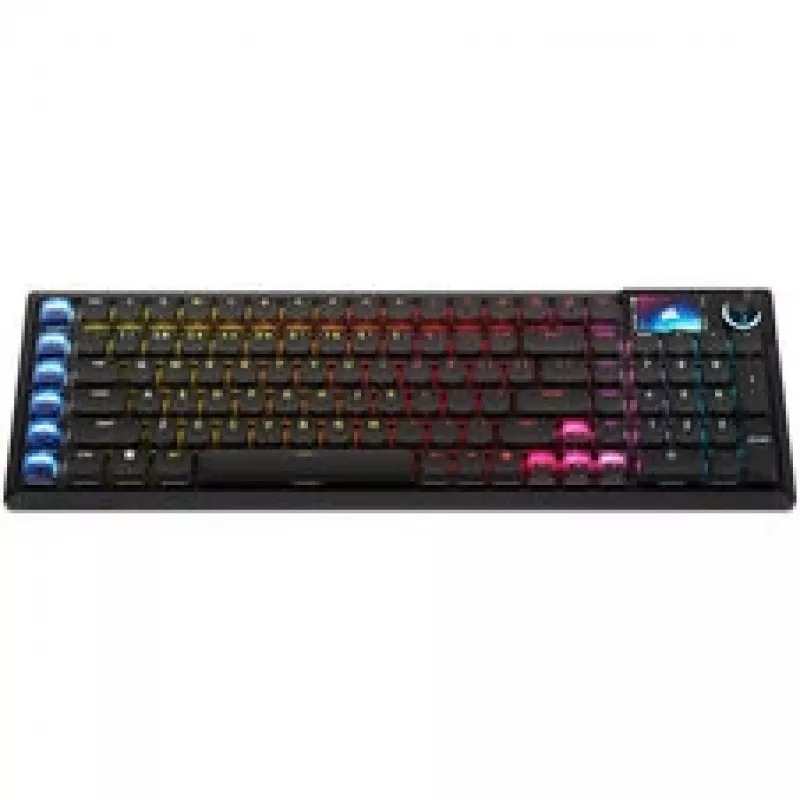 Corsair Vanguard Air 99 belaidė žaidimų klaviatūra, optinė-mechaninė, žemo profilio, 8K polingas, DE išdėstymas – juoda