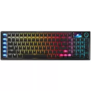 Corsair Vanguard Air 99 belaidė žaidimų klaviatūra, optinė-mechaninė, žemo profilio, 8K polingas, DE išdėstymas – juoda