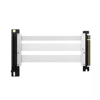 Corsair Premium PCIe 5.0 Riser Cable, 175 mm, x16 Interface - White